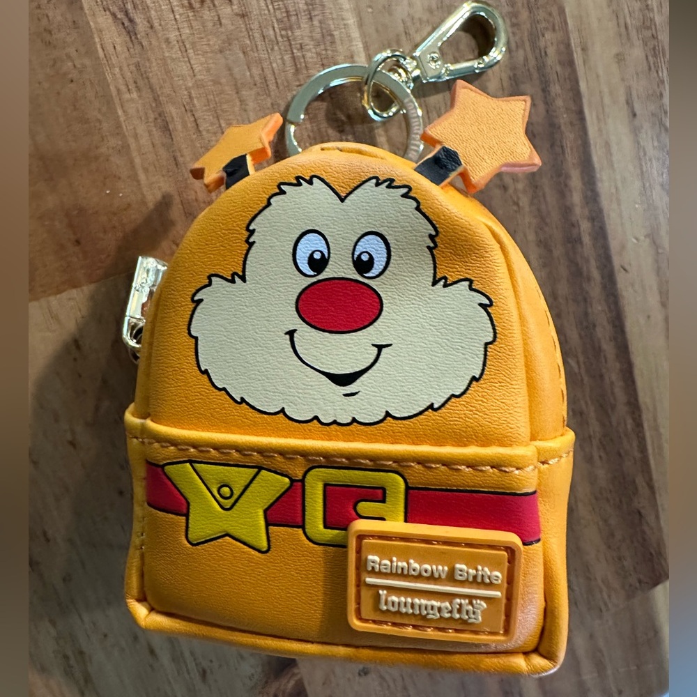 Loungefly Rainbow Brite Orange Star Keychain